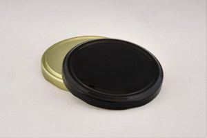 82mm Metal Twist cap, Black, Gold