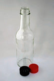 Bottle, 250ml Round Glass, Liquid Food, 28mm screw finish, 30 per pack, includes cap